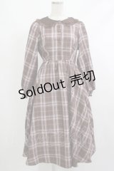 m petit by misako / サンリオキャラクターズコラボ マイメロディワンピース S ブラウン H-25-10-09-021-LO-OP-NS-ZH