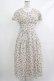 画像1: Maison de FLEUR Petite Robe / フラワープリントドレス S オフ H-25-10-09-024-EL-OP-NS-ZH (1)