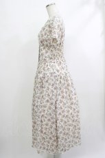 画像2: Maison de FLEUR Petite Robe / フラワープリントドレス S オフ H-25-10-09-024-EL-OP-NS-ZH (2)