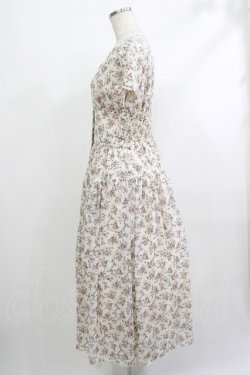 画像2: Maison de FLEUR Petite Robe / フラワープリントドレス S オフ H-25-10-09-024-EL-OP-NS-ZH