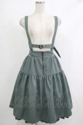 axes femme POETIQUE / ハーネスデザインサス付スカート M グリーン H-25-10-10-025-AX-SK-NS-ZH