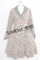 metamorphose / ゴブラン風くまちゃんコートワンピース サイズ1 黒(Black) H-25-10-10-003-ME-CO-NS-ZH