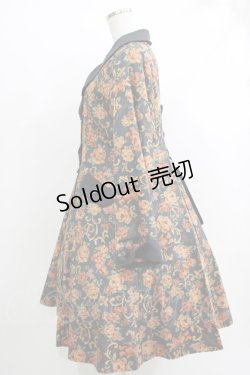 画像2: metamorphose / ゴブラン風くまちゃんコートワンピース サイズ1 黒(Black) H-25-10-10-003-ME-CO-NS-ZH