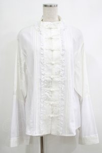 Hoshibako Works / 繁花集 刺繍ブラウス Free ホワイト H-25-10-10-032-LO-BL-NS-ZH