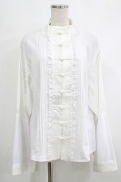 画像1: Hoshibako Works / 繁花集 刺繍ブラウス Free ホワイト H-25-10-10-032-LO-BL-NS-ZH