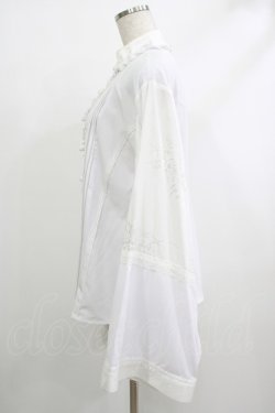 画像2: Hoshibako Works / 繁花集 刺繍ブラウス Free ホワイト H-25-10-10-032-LO-BL-NS-ZH