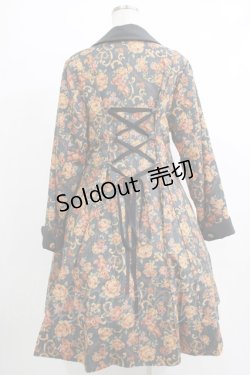 画像3: metamorphose / ゴブラン風くまちゃんコートワンピース サイズ1 黒(Black) H-25-10-10-003-ME-CO-NS-ZH