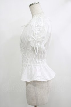 画像2: Angelic Pretty / レースアップオフショルダーブラウス Free オフ H-25-10-10-033-AP-BL-NS-ZH