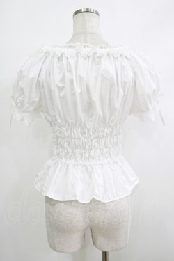 画像3: Angelic Pretty / レースアップオフショルダーブラウス Free オフ H-25-10-10-033-AP-BL-NS-ZH