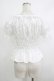 画像3: Angelic Pretty / レースアップオフショルダーブラウス Free オフ H-25-10-10-033-AP-BL-NS-ZH (3)