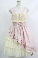 ALICE and the PIRATES / ギャザーシフォンジャンパースカート Free 渋ピンク H-25-10-10-004-PA-OP-NS-ZH