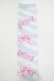 画像2: Angelic Pretty / キャンディボーダーオーバーニーソックス  サックス H-25-10-10-045-AP-ZA-NS-ZH (2)