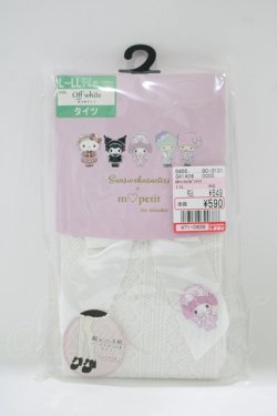画像1: m petit by misako / AMマイメロリボンタイツ L~LL オフ H-25-10-10-046-LO-ZA-NS-ZH