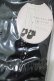 画像2: m petit by misako / AMOVKフロントリボン  ブラック H-25-10-10-056-LO-ZA-NS-ZH (2)