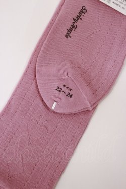 画像2: Shirley Temple / シアートランプハイソックス  ピンク H-25-10-10-1036-ET-ZA-KB-ZH