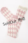 Emily Temple cute / ダイヤオーバーニーソックス  コーラル H-25-10-10-1038-ET-ZA-KB-ZH