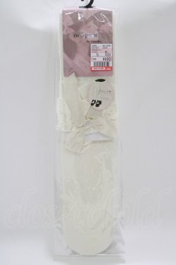 画像1: m petit by misako / ECAMOVKハナレース  アイボリー H-25-10-10-071-LO-ZA-NS-ZH