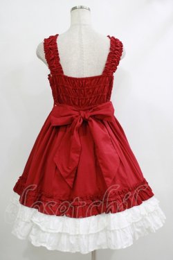 画像3: Angelic Pretty / Lovely BunnyジャンパースカートSET Free ワイン H-25-10-10-092-AP-OP-NS-ZH