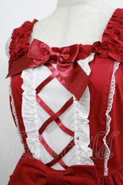 画像4: Angelic Pretty / Lovely BunnyジャンパースカートSET Free ワイン H-25-10-10-092-AP-OP-NS-ZH