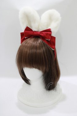 画像5: Angelic Pretty / Lovely BunnyジャンパースカートSET Free ワイン H-25-10-10-092-AP-OP-NS-ZH