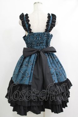 画像3: metamorphose / Dressy Ribbon フリルジャンパースカート サイズ1 グリーン H-25-10-10-007-ME-OP-NS-ZH