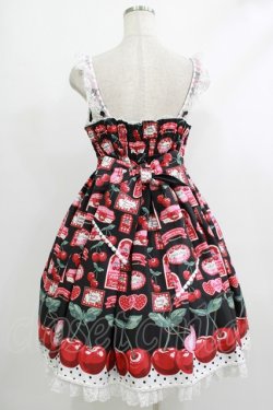 画像3: Angelic Pretty / Cherry Jam Labelジャンパースカート Free ブラック H-25-10-10-008-AP-OP-NS-ZH
