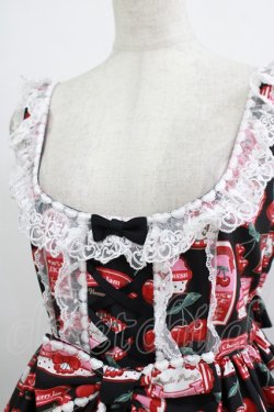 画像5: Angelic Pretty / Cherry Jam Labelジャンパースカート Free ブラック H-25-10-10-008-AP-OP-NS-ZH