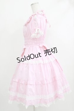 画像2: Angelic Pretty / Eternal Doll半袖ワンピース(小ギンガム) Free ピンク H-25-10-10-009-AP-OP-NS-ZH