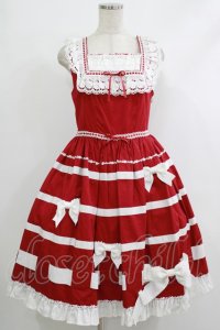 BABY,THE STARS SHINE BRIGHT / Fallin’ Ribbonジャンパースカート Free エンジ H-25-10-10-011-BA-OP-NS-ZH