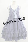 metamorphose / Ribbonベビードールジャンパースカート Free ブルー H-25-10-10-012-ME-OP-NS-ZH