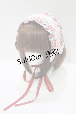 画像6: metamorphose / 【プラスサイズ】Happy Sewing Time フリルジャンパースカート+ヘッドドレスセット プラスサイズ サックス赤系(Saxe Blue/Red) H-25-10-10-013-ME-OP-NS-ZH