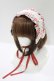 画像6: metamorphose / 【プラスサイズ】Happy Sewing Time フリルジャンパースカート+ヘッドドレスセット プラスサイズ サックス赤系(Saxe Blue/Red) H-25-10-10-013-ME-OP-NS-ZH