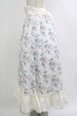 画像2: Kurumi Collaboration / 花柄コルセット風スカート L オフ H-25-10-10-021-GO-SK-NS-ZH