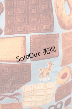 画像3: Emily Temple cute / ビスケット＆チョコノースリーブワンピース  サックス H-25-10-11-034-ET-OP-KB-ZH