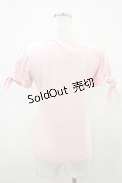 画像2: Emily Temple cute / リボンパフカットソー  ピンク H-25-10-11-006-ET-TO-KB-ZH