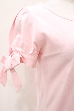 画像3: Emily Temple cute / リボンパフカットソー  ピンク H-25-10-11-006-ET-TO-KB-ZH