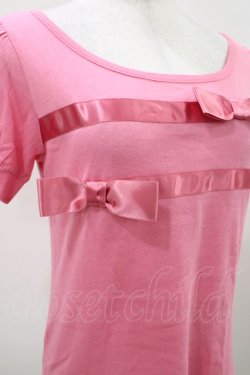 画像3: Emily Temple cute / ダブルリボンパフトップス  ピンク H-25-10-11-008-ET-TO-KB-ZH