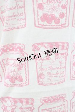 画像3: Emily Temple cute / ジャム瓶カットソー  オフ×ピンク H-25-10-11-001-ET-TO-KB-ZH