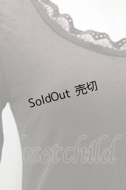 画像3: Emily Temple cute / レース長袖カットソー  チャ H-25-10-11-013-ET-TO-KB-ZH