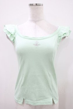 画像1: Emily Temple cute / シャンデリア刺繍フリルキャミ  ミント H-25-10-11-002-ET-TO-KB-ZH