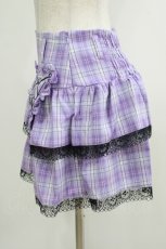画像2: QOOZA / Kuromi mini skirt  ラベンダー H-25-10-12-1035-PU-SK-KB-OS (2)