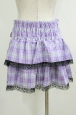 画像3: QOOZA / Kuromi mini skirt  ラベンダー H-25-10-12-1035-PU-SK-KB-OS (3)