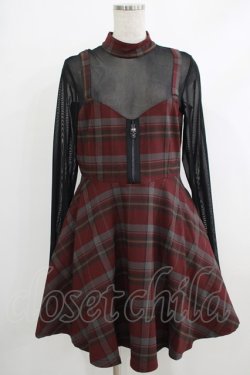 画像1: KILL STAR / SABLE RIOT DRESS M レッド H-25-10-12-1004-SL-OP-KB-ZH