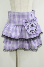 画像1: QOOZA / Kuromi mini skirt  ラベンダー H-25-10-12-1037-PU-SK-KB-ZS (1)