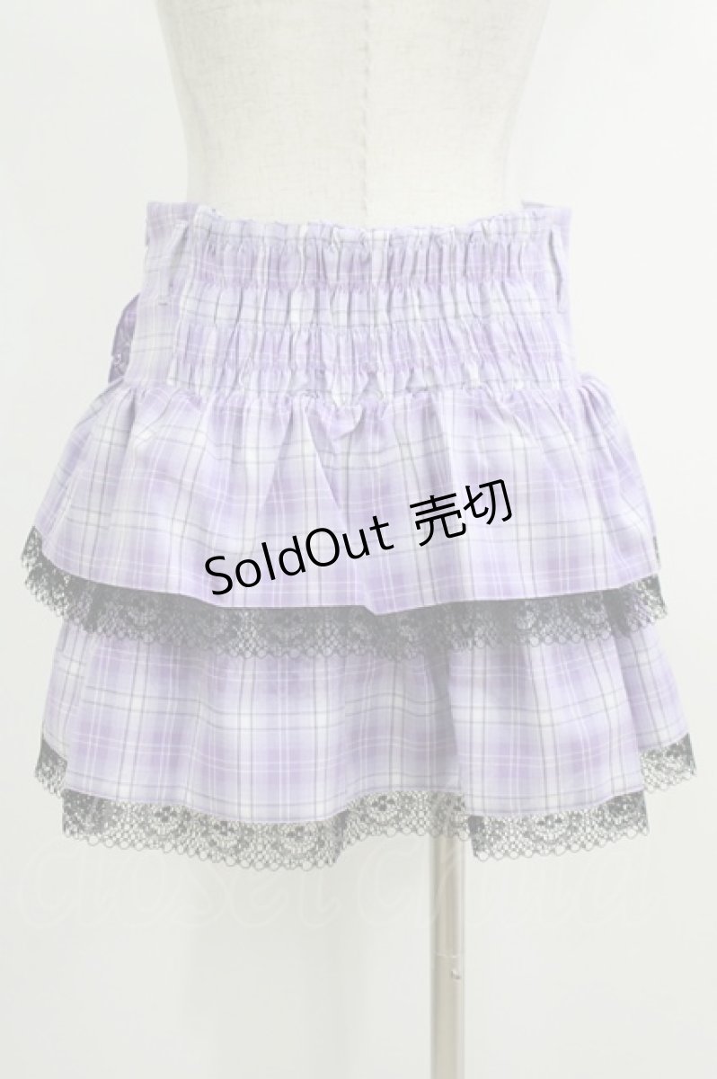 画像3: QOOZA / Kuromi mini skirt  ラベンダー H-25-10-12-1037-PU-SK-KB-ZS (3)