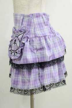 画像2: QOOZA / Kuromi mini skirt  ラベンダー H-25-10-12-1039-PU-SK-KB-ZH