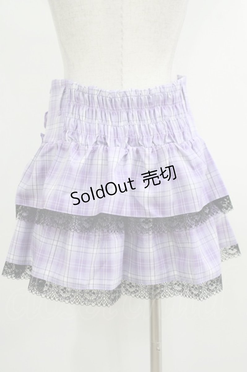 画像3: QOOZA / Kuromi mini skirt  ラベンダー H-25-10-12-1039-PU-SK-KB-ZS (3)