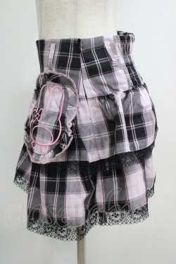 画像2: QOOZA / My Melody mini skirt  ピンク H-25-10-12-1040-PU-SK-KB-ZH