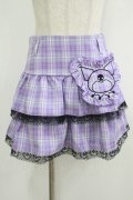 QOOZA / Kuromi mini skirt  ラベンダー H-25-10-12-1041-PU-SK-KB-ZH