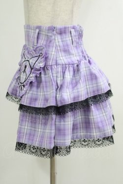 画像2: QOOZA / Kuromi mini skirt  ラベンダー H-25-10-12-1043-PU-SK-KB-ZH